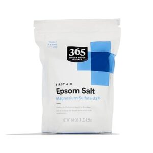 365 by Whole Foods Market, First Aid Epsom Salt, Magnesium Sulfate USP, 64 Ounce